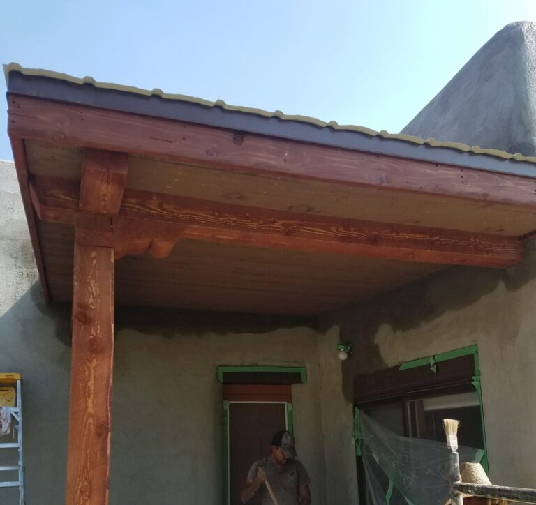 Portal, Wood and Stucco